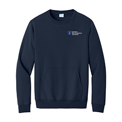 PORT & COMPANY CORE FLEECE CREWNECK POCKET SWEATSH