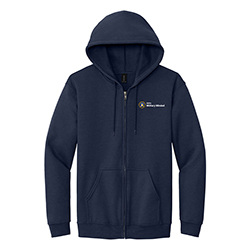GILDAN HEAVY BLEND FULL ZIP HOODIE - Military